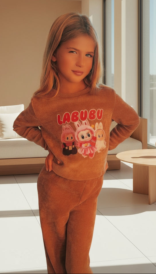 POPUPKIDS LABUBU ENSEMBLE PANTALON VESTE
