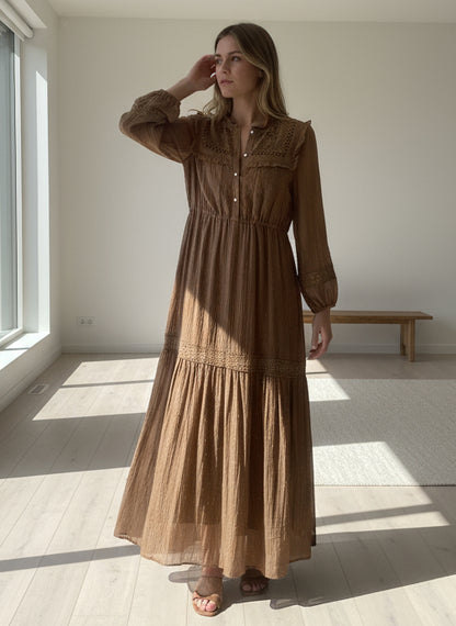 POPUP 9070 ROBE BOHÈME AVEC DES BRILLANTS