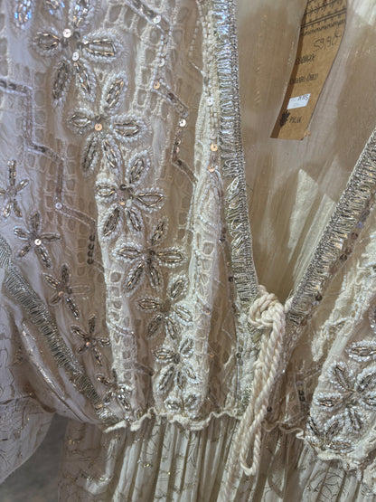 POPUP 0105 ROBE BOHÈME PERLES ET SEQUINS