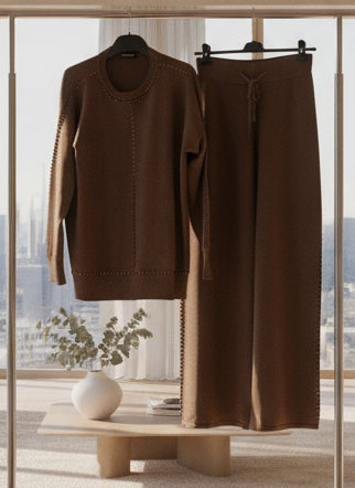 D080 ENSEMBLE LUXE HAUT ET PANTALON TAILLE DU 40/46