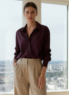POPUP 315033CHEMISE PRUNE LEGEREMENT