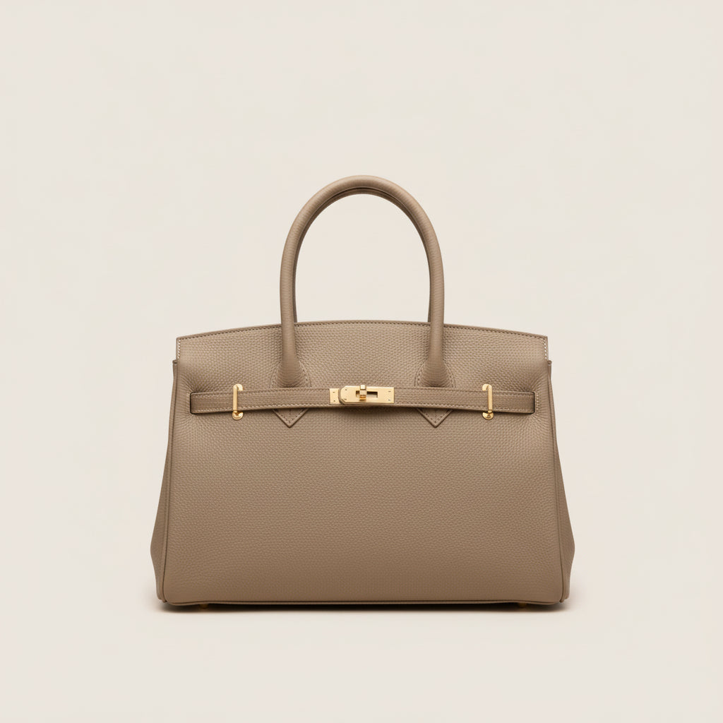 Sac structuré 2345 – sac à main femme en cuir texturé avec finitions dorées, format 39 × 25 × 16 cm et cinq coloris annoncés, accessoire chic pour les sorties, le bureau et le quotidien