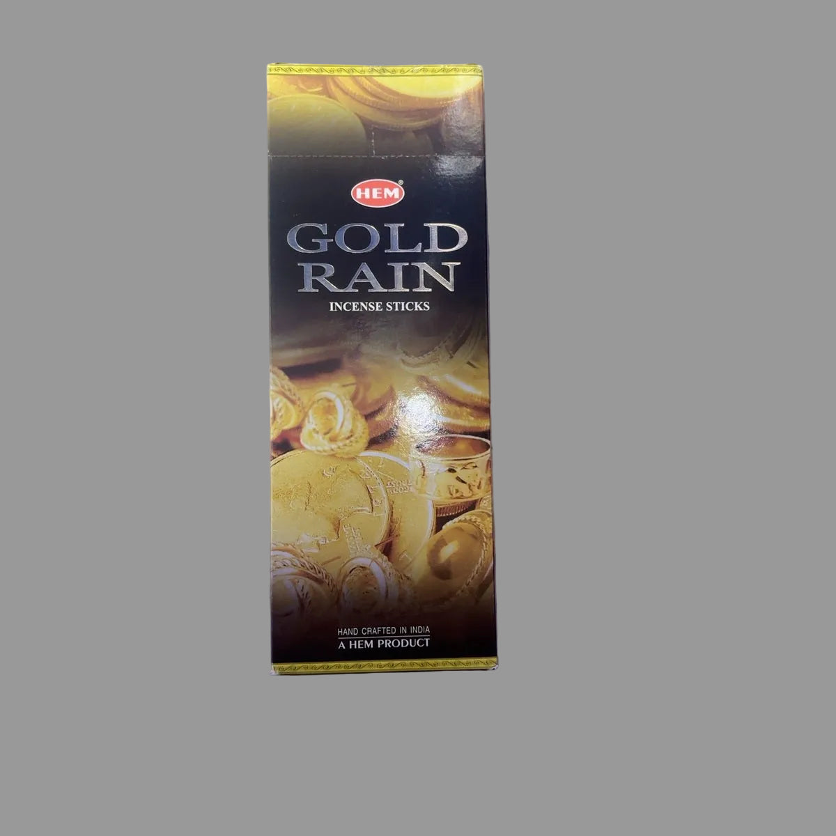 Encens Gold Rain emballage original photo carrée