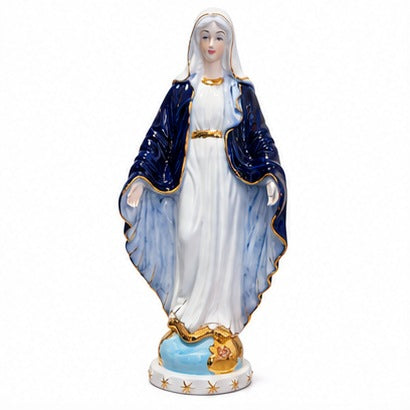 Statue Vierge Marie EVR MIR céramique 40 cm - photo 1