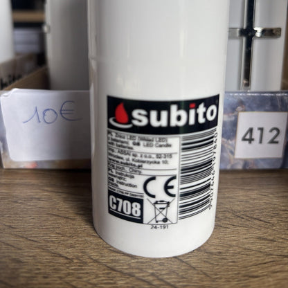 Étiquette fabricant Subito, marquage CE, référence C708