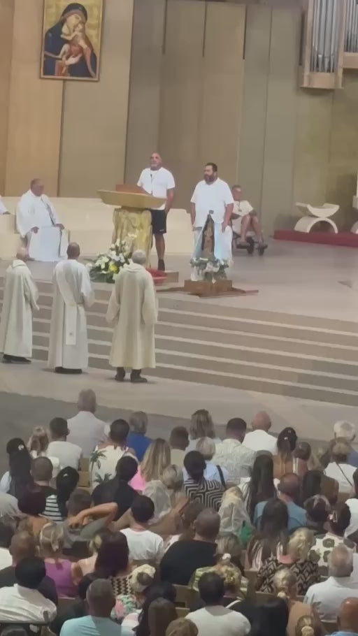 Un moment de célébration à Lourdes
