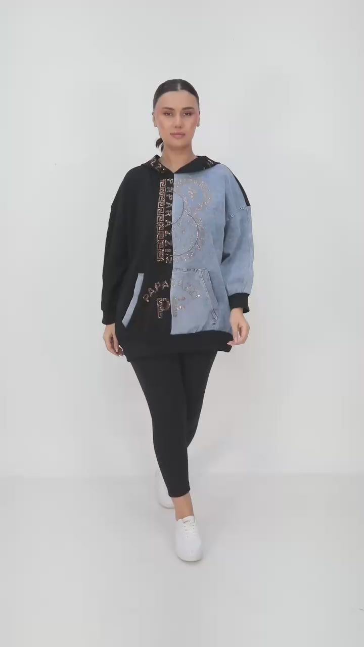 POPUP 3340 PAPARAZZI SWEAT BI- MATIERES