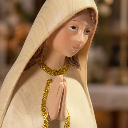 Vierge Marie avec Bernadette 22 cm, photographie 4