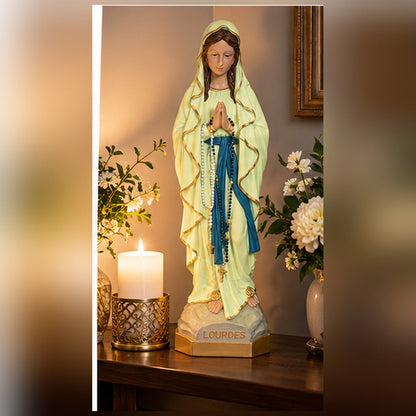 Vierge fluorescente de Lourdes – maison